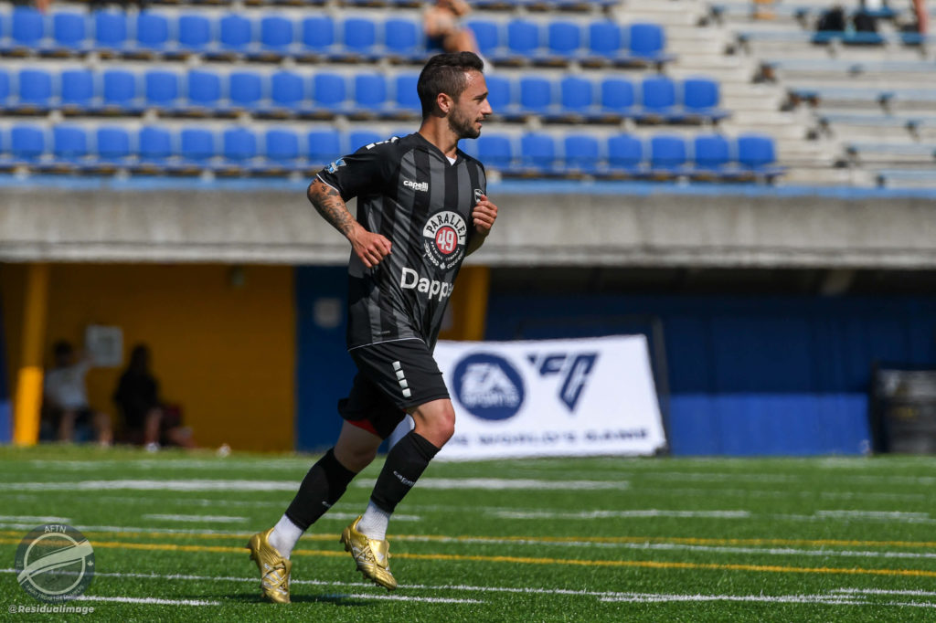 Kyle Jones acts like he's been there before after scoring a goal